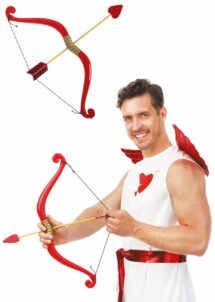 arc de cupidon, faux arc, arc de déguisement, accessoire déguisement, accessoire saint valentin