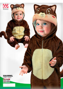 déguisement écureuil bébé, costume d'écureuil pour bébé, déguisement animal bébé