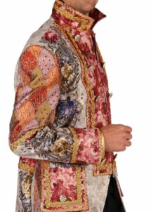 veste marquis, veste aristocrate, déguisement top qualité, déguisement carnaval de Venise, Déguisement d&rsquo;Aristocrate Baroque, Veste Orange, Premium