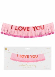 guirlande saint valentines, guirlande I love You, décorations saint valentin