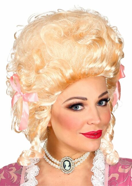 perruque marquise, perruque de marquise, Perruque de Marquise Coloniale, Blonde
