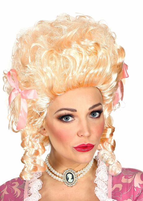 perruque marquise, perruque de marquise, Perruque de Marquise Coloniale, Blonde