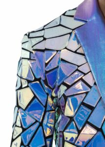 veste holographique, déguisement futuriste, déguisement festival, déguisement disco, Déguisement Disco et Festival, Veste Holographique