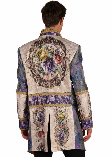 veste marquis, veste aristocrate, déguisement top qualité, déguisement carnaval de Venise, Déguisement d&rsquo;Aristocrate Baroque, Veste Lilas, Premium