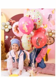 ballons animaux latex enfant, ballon cheval fille, ballons chevaux hélium