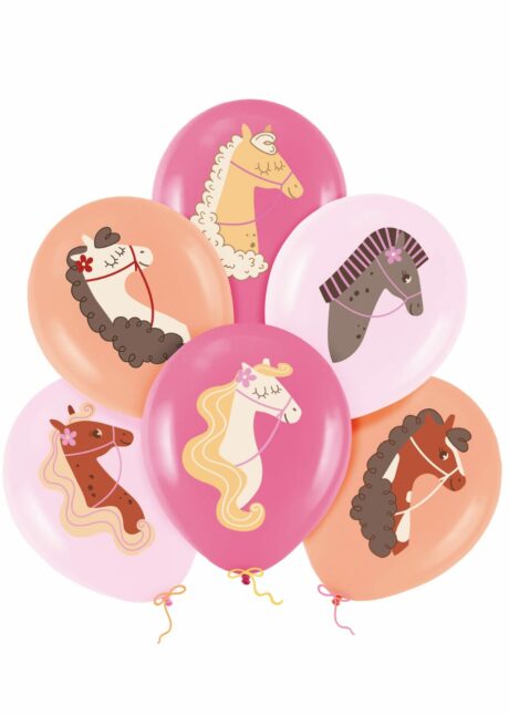 ballons animaux latex enfant, ballon cheval fille, ballons chevaux hélium, Ballons Latex Chevaux 30 cm