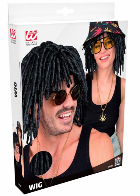 perruque rasta courte, perruque jamaïcain, perruque dreadlocks, Perruque Dread Rasta – Dreadlocks Courtes