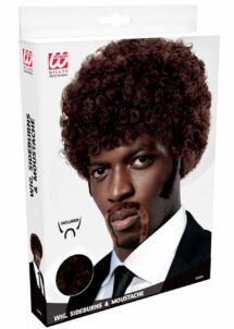 perruque pulp fiction, perruque afro, perruque homme