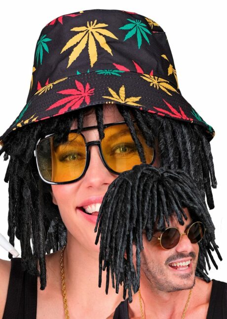 perruque rasta courte, perruque jamaïcain, perruque dreadlocks, Perruque Dread Rasta – Dreadlocks Courtes