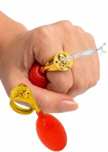 BAGUE A EAU FARCE ET ATTRAPE, bague lance eau