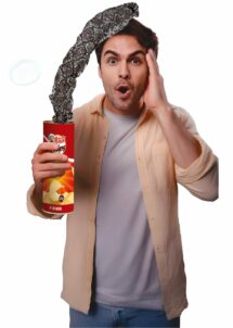 FAUSSES CHIPS SAUTEUSES FARCE ET ATTRAPE, boite chips piégée, boite chips serpent