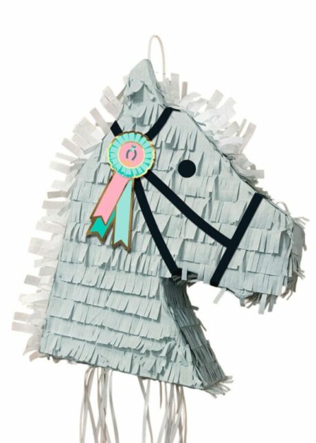 PINATA ANNIVERSAIRE CHEVAL, pinata tête de cheval, Pinata Cheval pour Anniversaire Fille – 44 cm