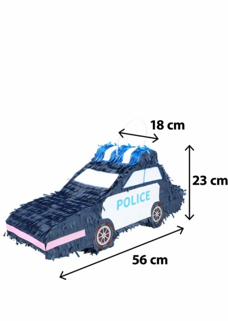 PINATA ANNIVERSAIRE VOITURE POLICE, pinata voiture police, anniversaire garçon, Pinata Voiture de Police – Anniversaire Garçon – 56 cm