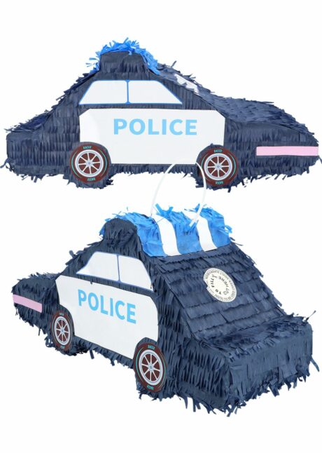 PINATA ANNIVERSAIRE VOITURE POLICE, pinata voiture police, anniversaire garçon, Pinata Voiture de Police – Anniversaire Garçon – 56 cm