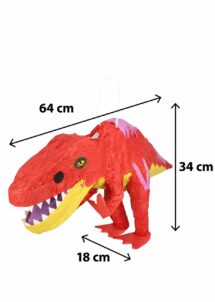 PINATA DINOSAURE ROUGE, pinata anniversaire garçon