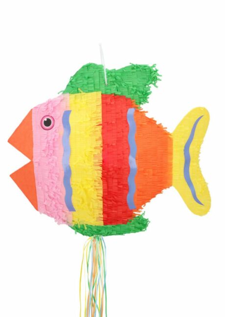 PINATA POISSON ANNIVERSAIRE, pinata poisson tropical, anniversaire thème mer, Pinata Poisson Tropical Multicolore – Anniversaire – 57 cm