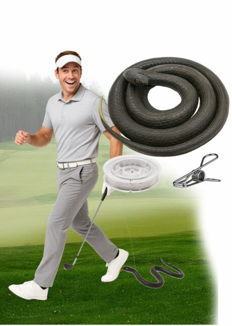 SERPENT AVEC FIL FARCE ET ATTRAPE, faux serpent prank, faux serpent avec fil, Faux Serpent avec Fil Invisible et Pince – Farce et Attrape