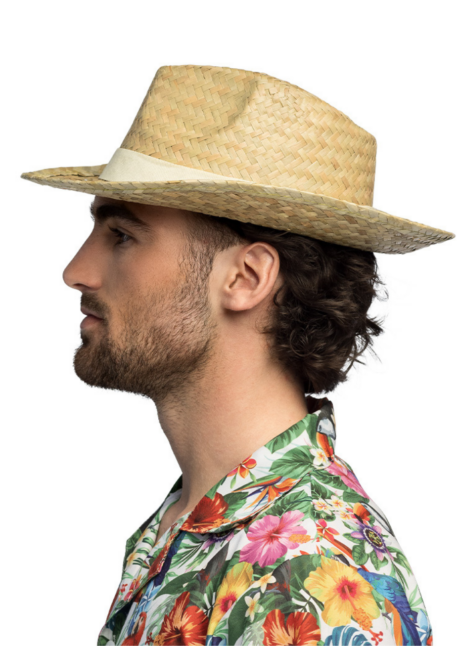 chapeau paille naturelle, chapeau paille déguisement, Chapeau de Paille Naturelle, Hawaien, Summer