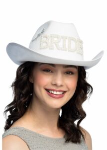 CHAPEAU BRIDE étoiles paillettes, chapeau cowboy Bride étoiles paillettes, chapeau EVJF