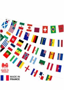 GUIRLANDE PAYS COUPE DU MONDE 2026, guirlande coupe du monde