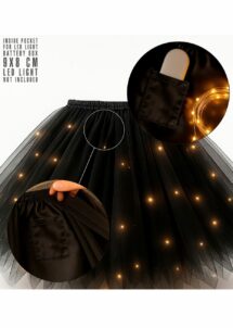 TUTU NOIR FEMME Aux Feux de la Fete, Tutu Noir Femme Court, Bouffant