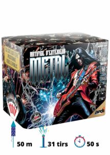 boite feu d'artifice Ardi, feu d'artifice compact Métal, feu d'artifice pour particulier