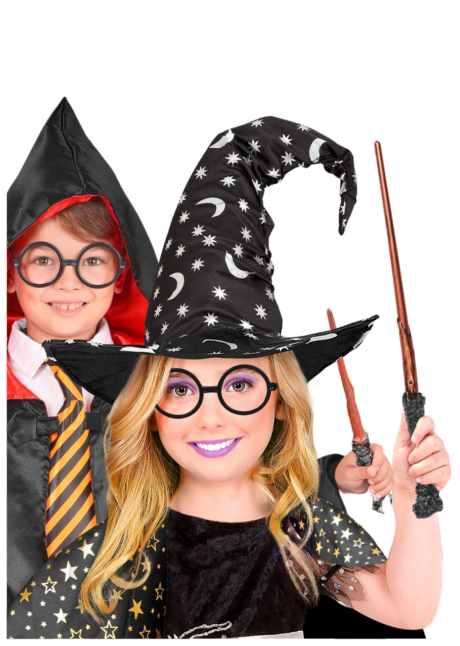 baguette magicien, baguette harry potter, Kit Apprenti Sorcier, Baguette et Lunettes Rondes