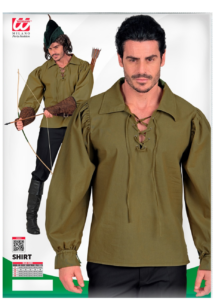 chemise médiévale homme, chemise robin des bois, chemise kak médiévale