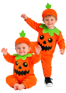 déguisement citrouille bébé, combinaison citrouille bébé, déguisement Halloween bébé