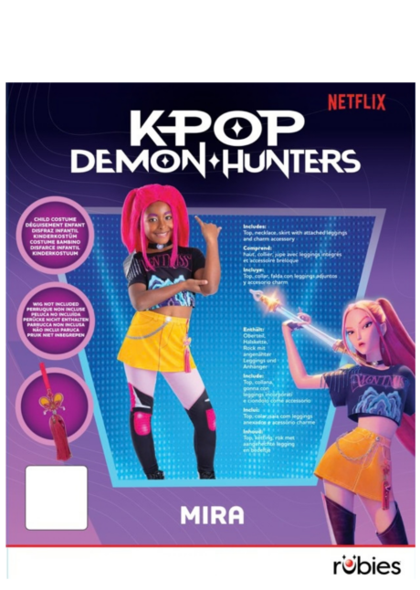 DEGUISEMENT KPOP MIRA, déguisement Kpop Mira, déguisement chasseuse de démon, Déguisement KPop Demon Hunters, Mira, Fille