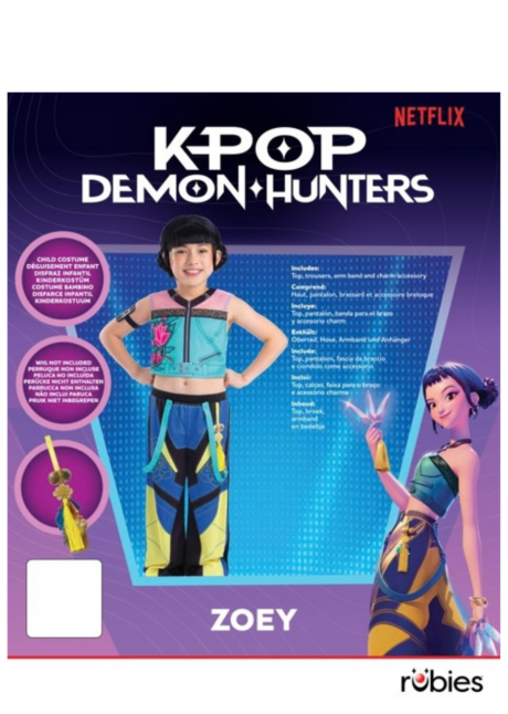 DEGUISEMENT KPOP ZOEY, déguisement Zoey chasseuse de démon, déguisement Kpop fille, Déguisement KPop Demon Hunters, Zoey, Fille