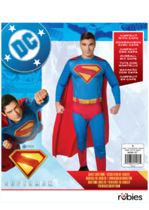 DEGUISEMENT SUPERMAN HOMME, déguisement superman adulte, déguisement super héros homme, Déguisement Superman Adulte, Combinaison avec Cape, Officiel DC