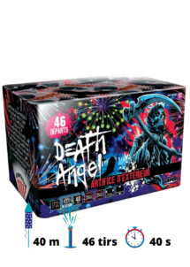 FEU D'ARTIFICE automatique DEATH ANGEL 15371 ARDI, feu d'artifice automatique
