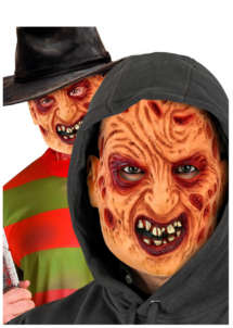 masque freddy, masque horreur Halloween, Masque Visage Brûlé en Latex