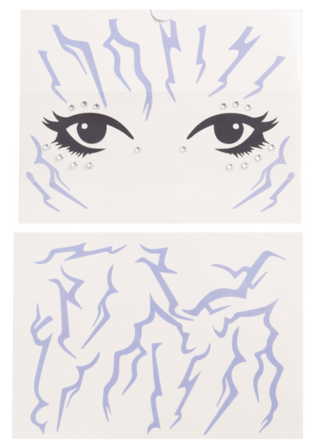 TATOUAGES KPOP RUMI, Faux Tatouages KPop Demon Hunters, Marques de Rumi, avec Strass