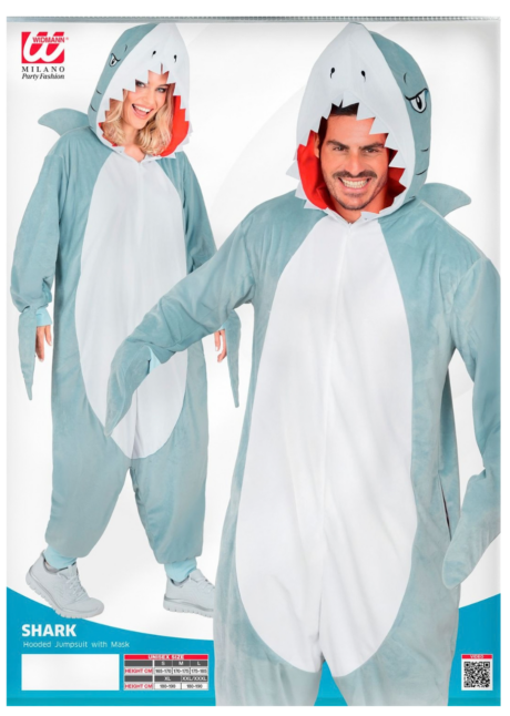 costume de requin adulte, déguisement requin homme, déguisement requin femme, Déguisement de Requin, Combinaison Ample à Capuche