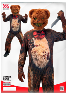 déguisement ours zombie halloween garçon, déguisement ours tueur garçon, Déguisement d’Ours Zombie, Combinaison et Masque, Garçon