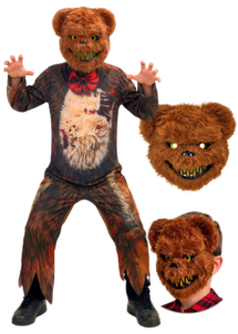 déguisement ours zombie halloween garçon, déguisement ours tueur garçon, Déguisement d’Ours Zombie, Combinaison et Masque, Garçon