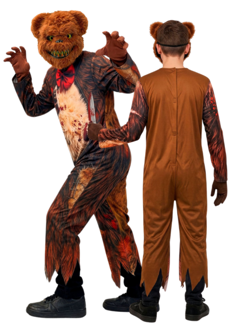 déguisement ours zombie halloween garçon, déguisement ours tueur garçon, Déguisement d’Ours Zombie, Combinaison et Masque, Garçon