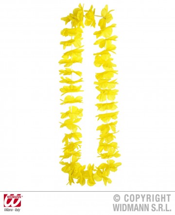 collier hawaïen, collier hawaï, collier de fleurs hawaïen, collier de fleurs hawaï, collier de fleurs hawaïen pas cher Collier de Fleurs Hawaïen, Jaune