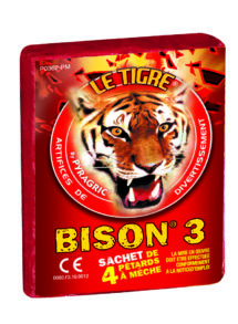 feux tigre, Le Tigre Bison 3, Pétards